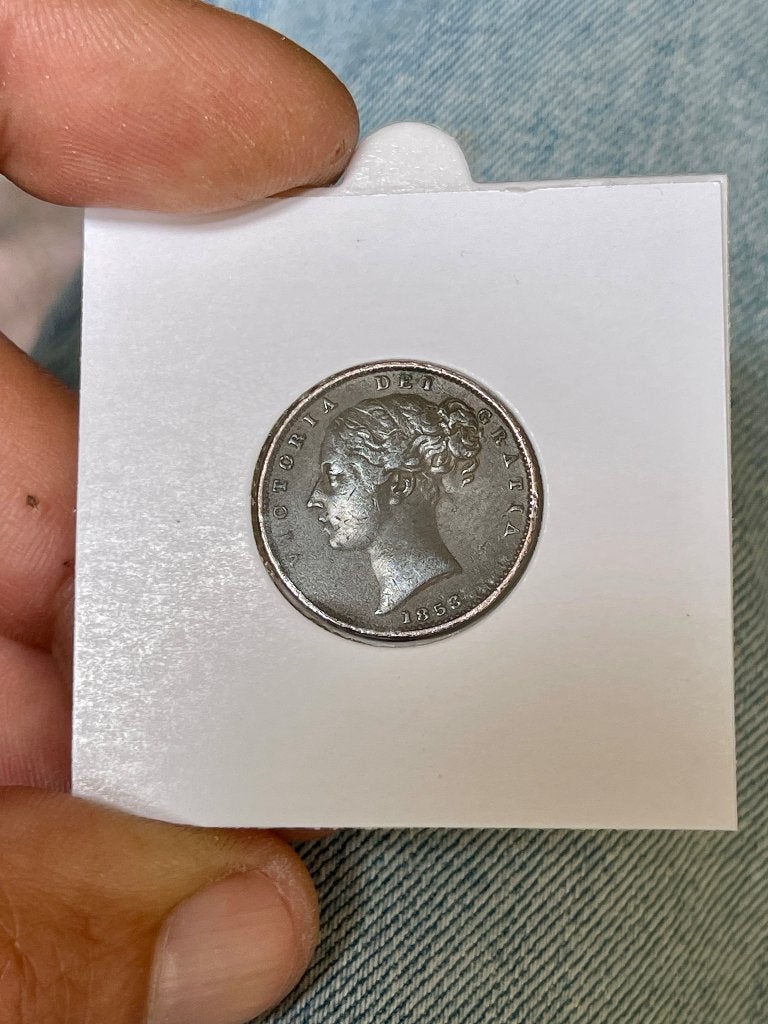 Royaume-Uni 1 farthing 1853, Timbres & Monnaies, Monnaies | Europe | Monnaies non-euro, Monnaie en vrac, Enlèvement