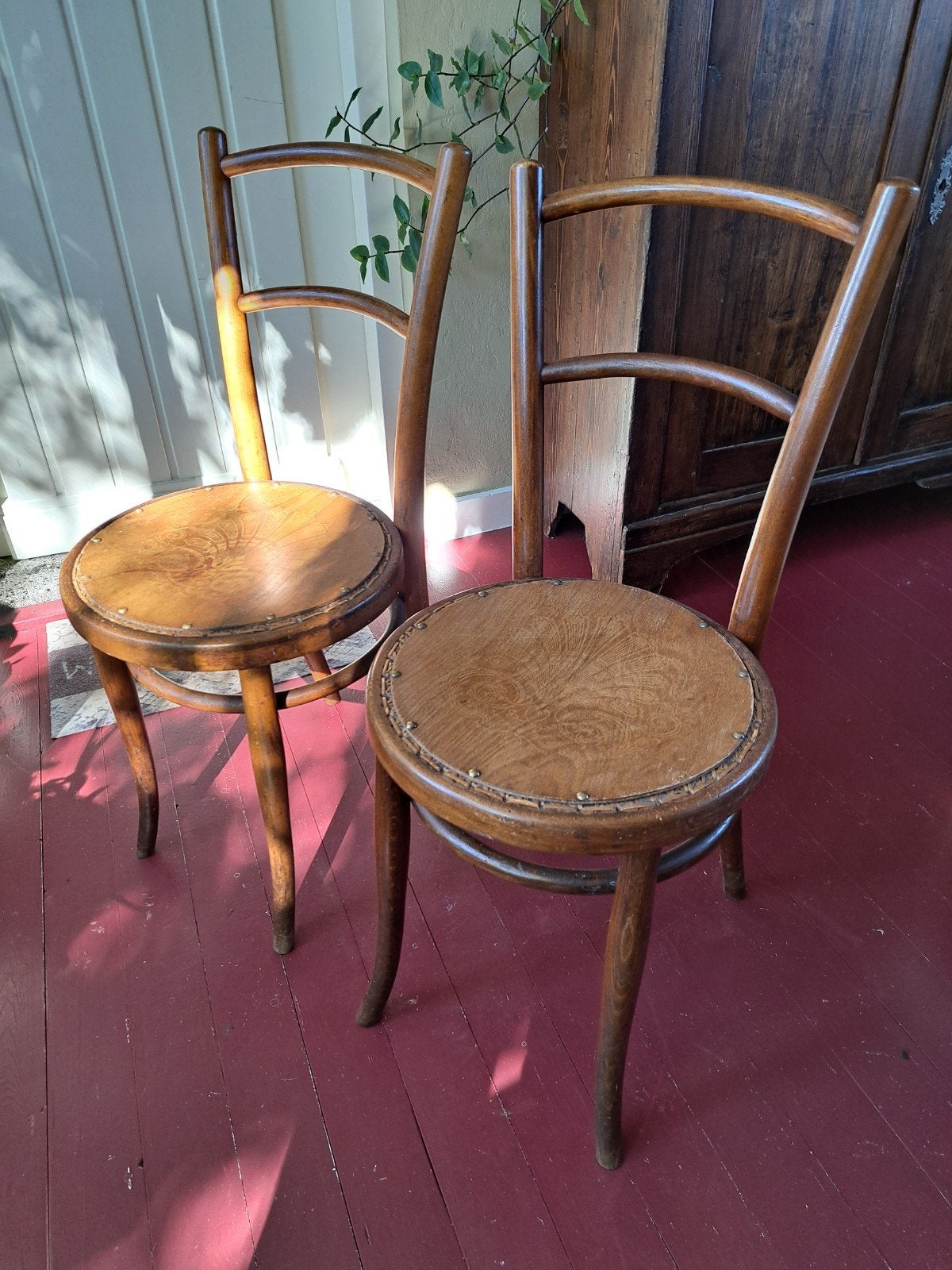 set van 2 originele Thonet stoelen, Antiek en Kunst, Ophalen