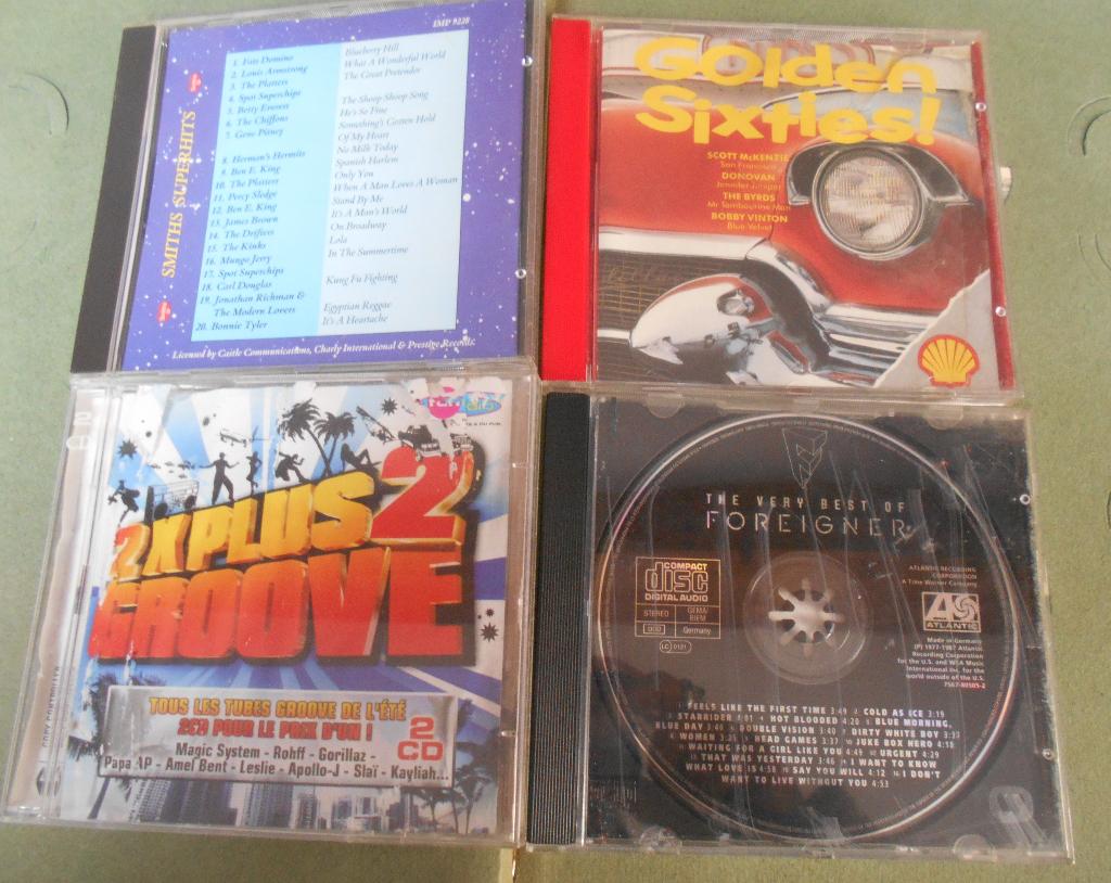 lot de 4 anciens CD compilations, CD & DVD, CD | Compilations, Enlèvement ou Envoi, Utilisé, Autres genres