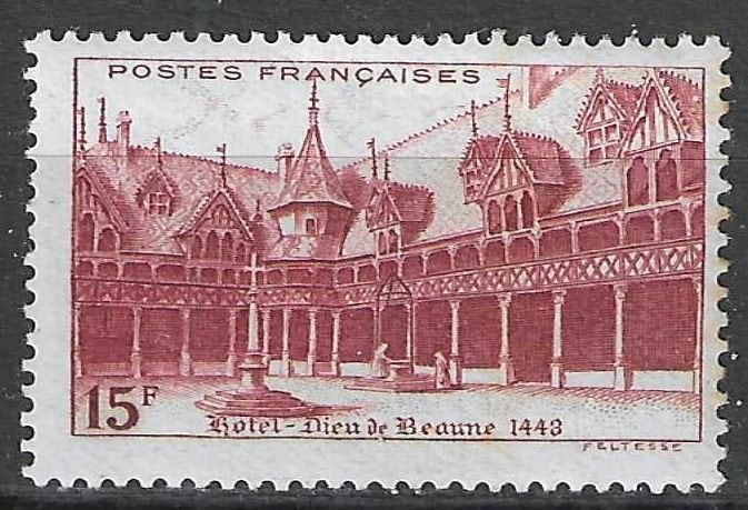 Frankrijk 1942 - Yvert 539 - Godshuis van Beaune (PF), Verzenden, Postfris