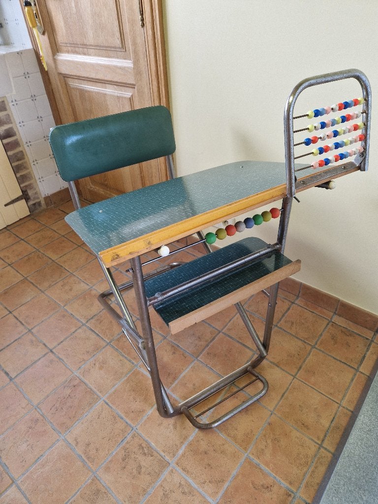 Opvouwbaar schoolbureau door Giocattoli Giacomelli, jaren 70, Ophalen