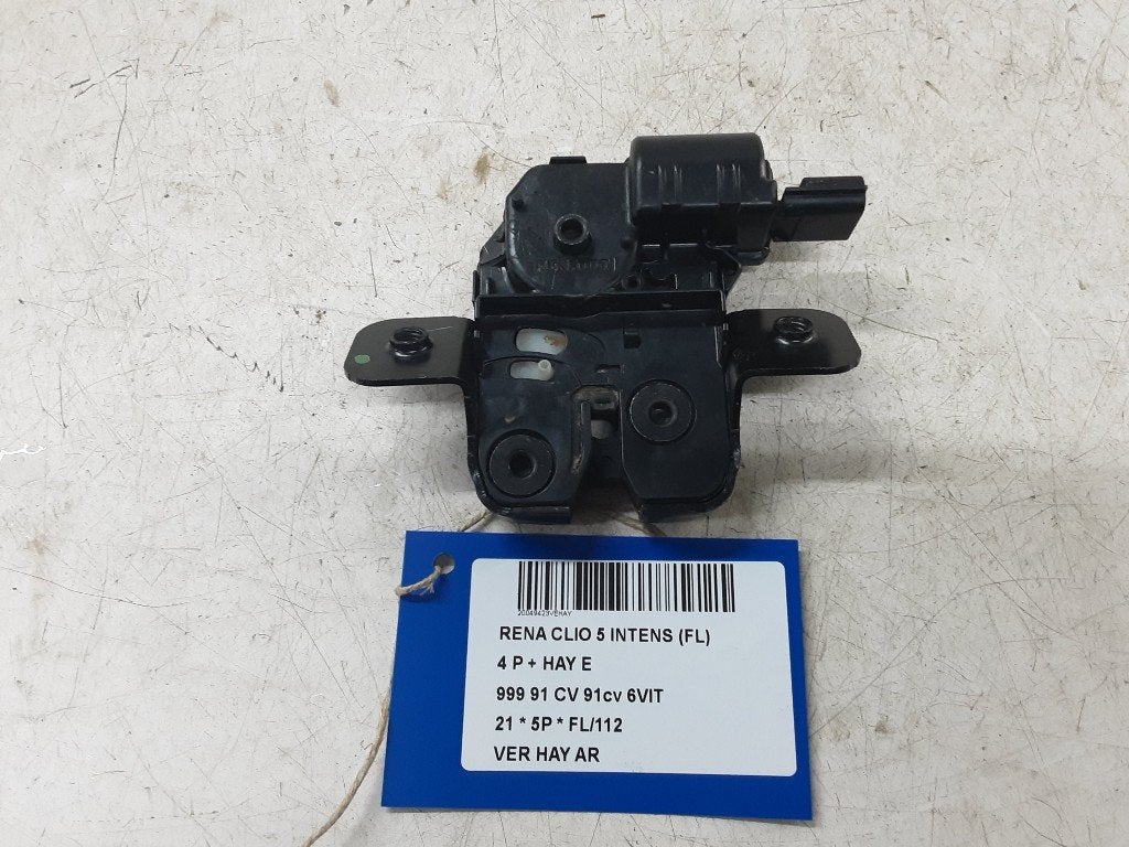 SERRURE COFFRE Renault Clio V (RJAB) (846304010R), Renault, Mevr. I. Hauben, Haillon arrière, Utilisé