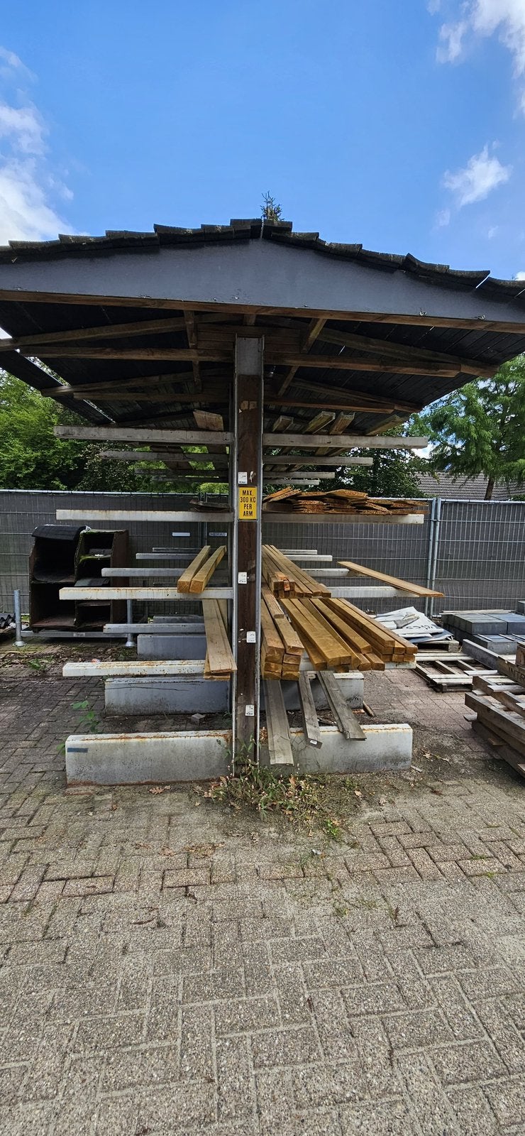 Draagarmstelling dubbel / 2 stuks, Ophalen, Zo goed als nieuw