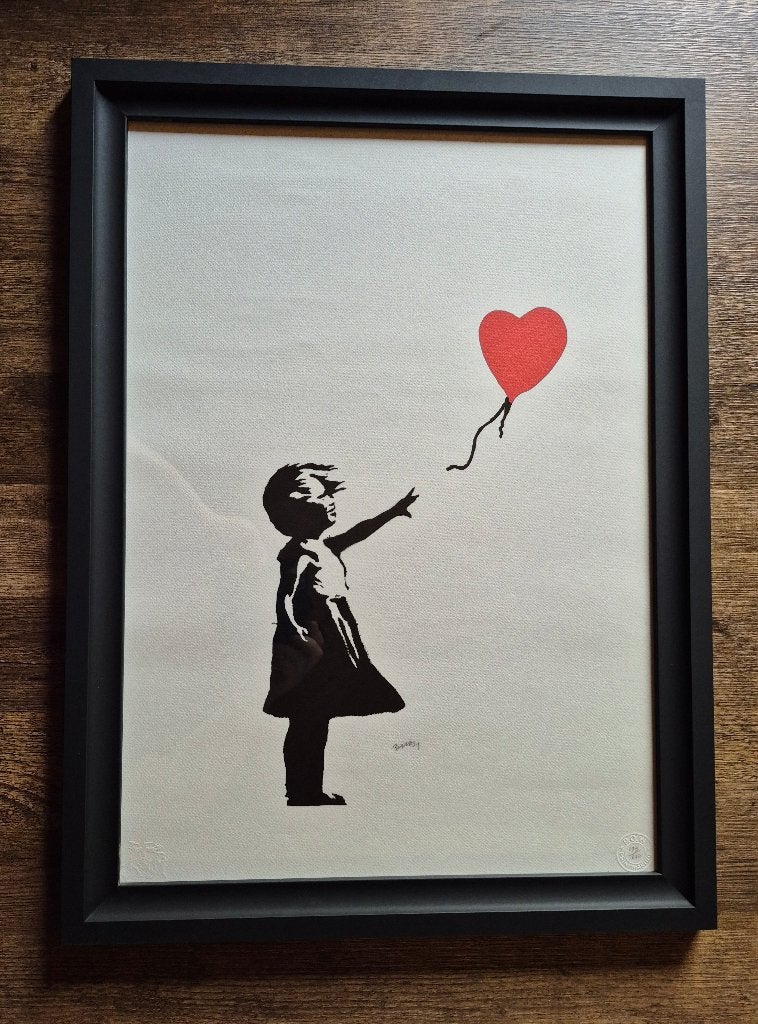 Banksy Lithografie offset 50x70 cm POW-editie, Antiek en Kunst, Ophalen of Verzenden, Lithografie