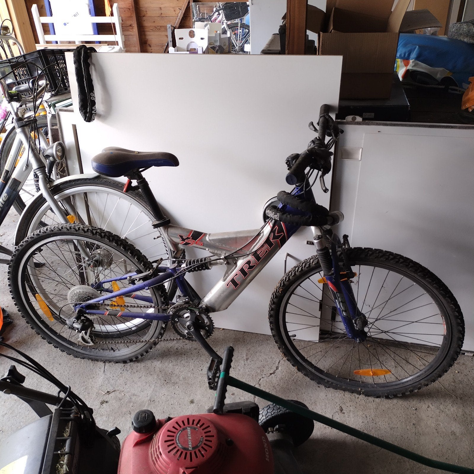 Mountainbike, Ophalen