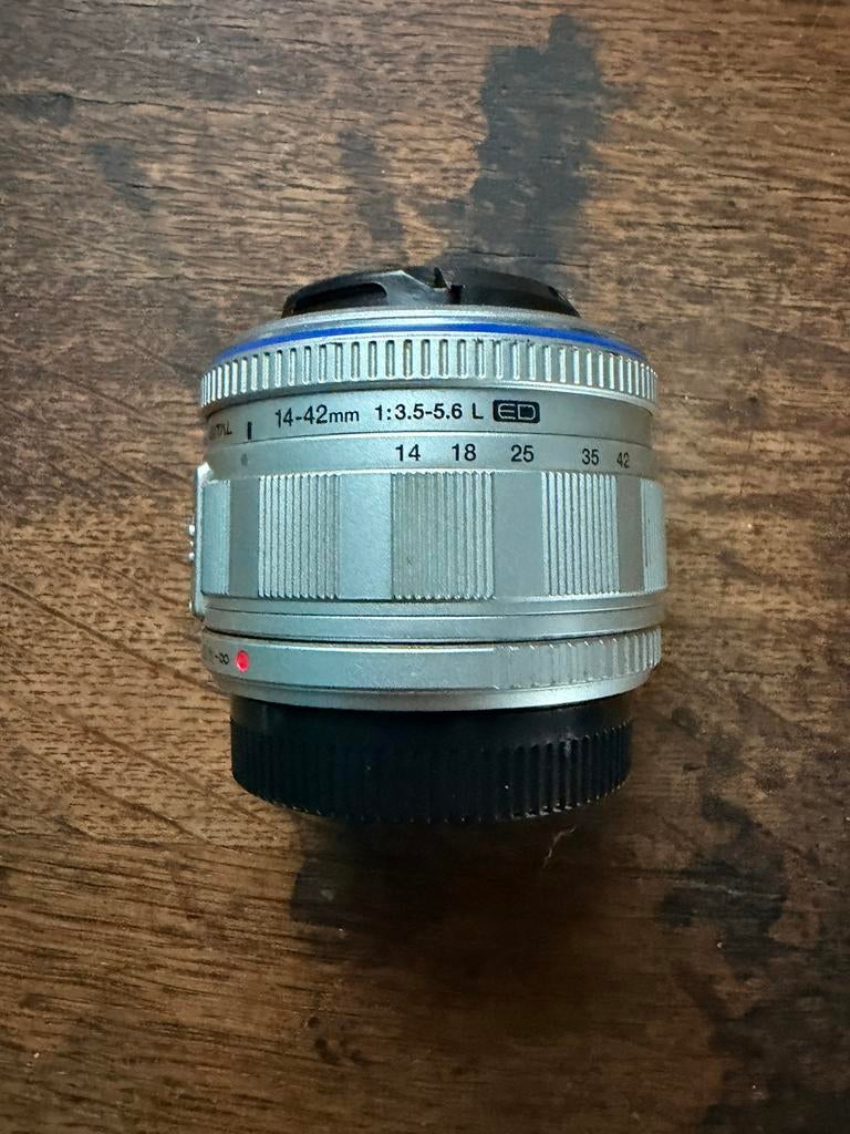 Olympus 14-42 kitlens - goed lezen!, Enlèvement, Utilisé, Lentille standard, Zoom