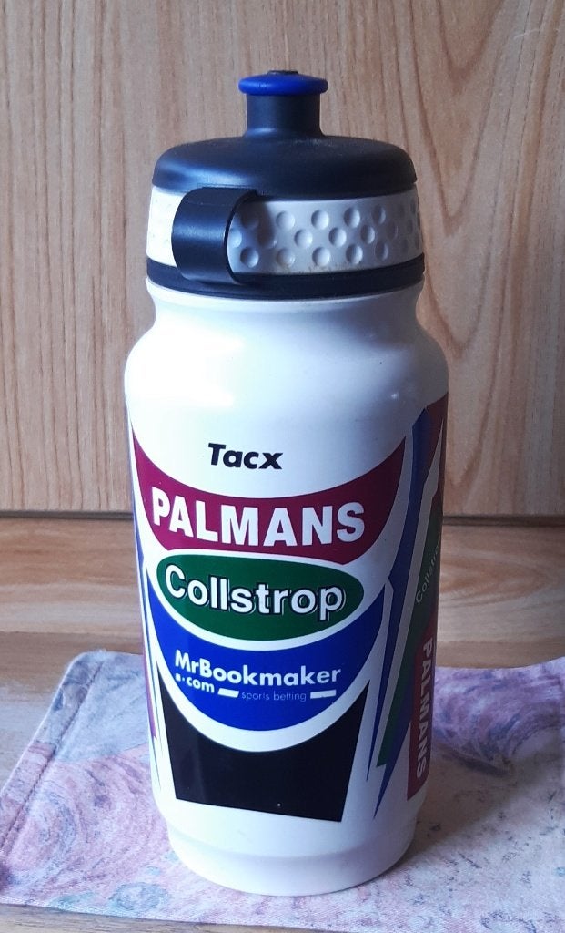 Wielrennen Cyclisme bidon drinkbus  TEAM PALMANS COLLSTROP, Ophalen of Verzenden