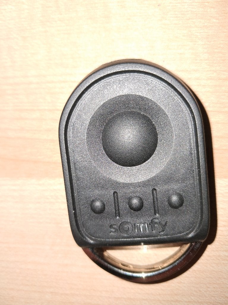 afstandsbediening Somfy Keygo remote, Enlèvement