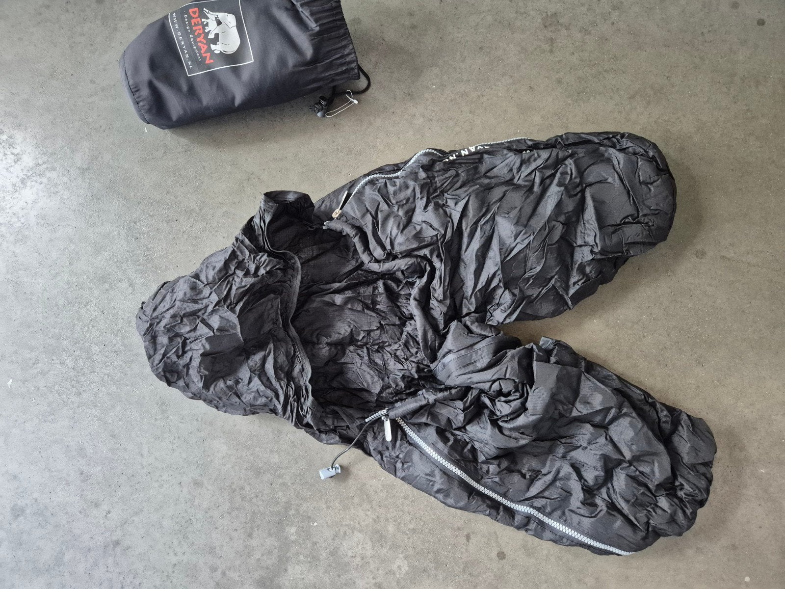 Deryan regenhoes/regenponcho voor fietstoeltje vooraan, Enlèvement ou Envoi