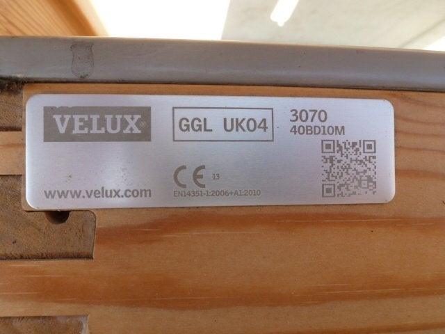 velux   dakraam, Ophalen, Gebruikt, 80 tot 120 cm, Dubbelglas