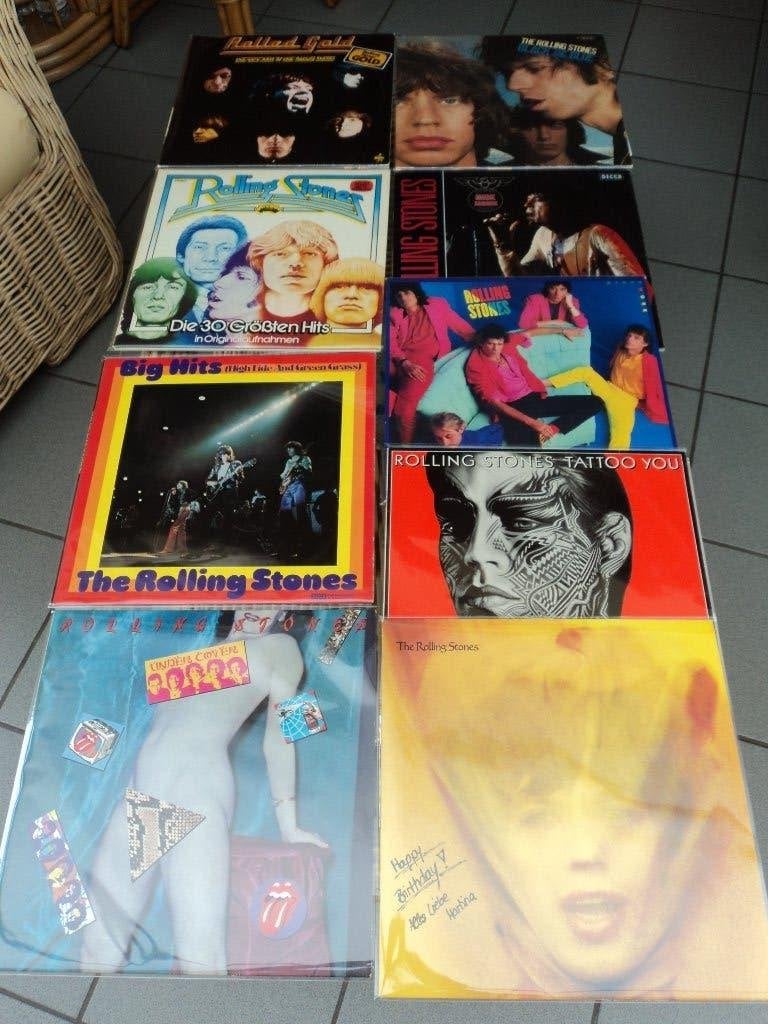 The Rolling Stones : lot de 9 LP., 12 pouces, Pop rock, Enlèvement ou Envoi, 1970 - 1979