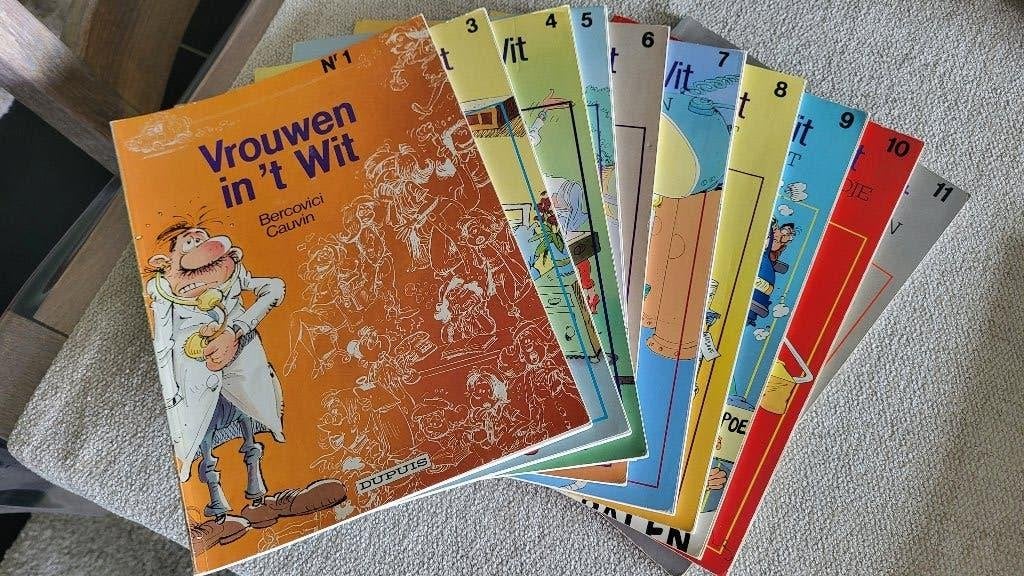 Strip vrouwen in t,wit, Boeken, Meerdere stripboeken, Ophalen, Gelezen, Bercovici cauvin