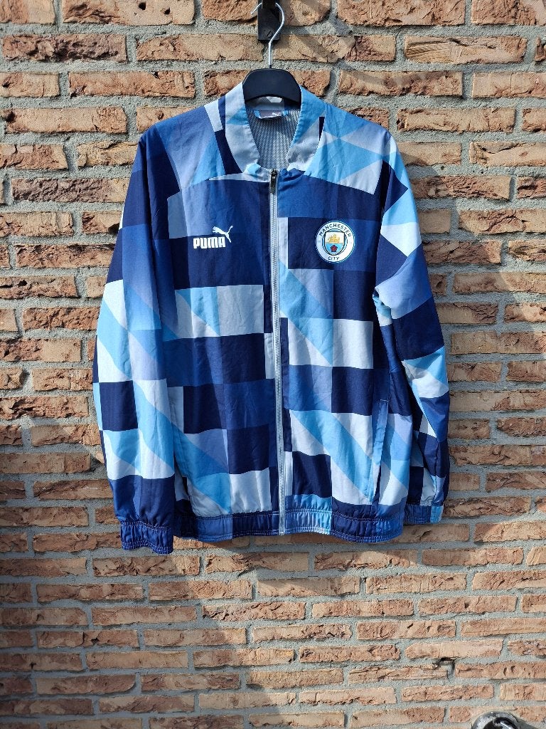 Veste de survêtement Puma Manchester City.  M., Taille M, Enlèvement ou Envoi, Utilisé, Survêtement