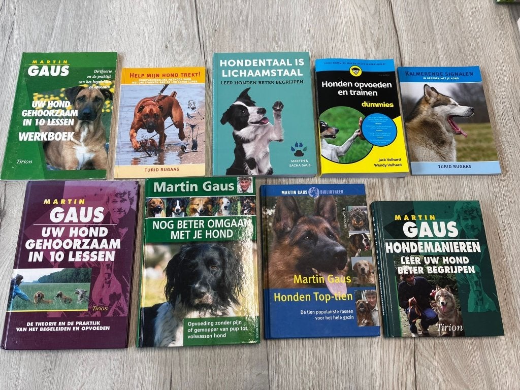 Hondenboek - pakket van 9 boeken, Boeken, Honden, Ophalen of Verzenden, Zo goed als nieuw, Martin Gaus