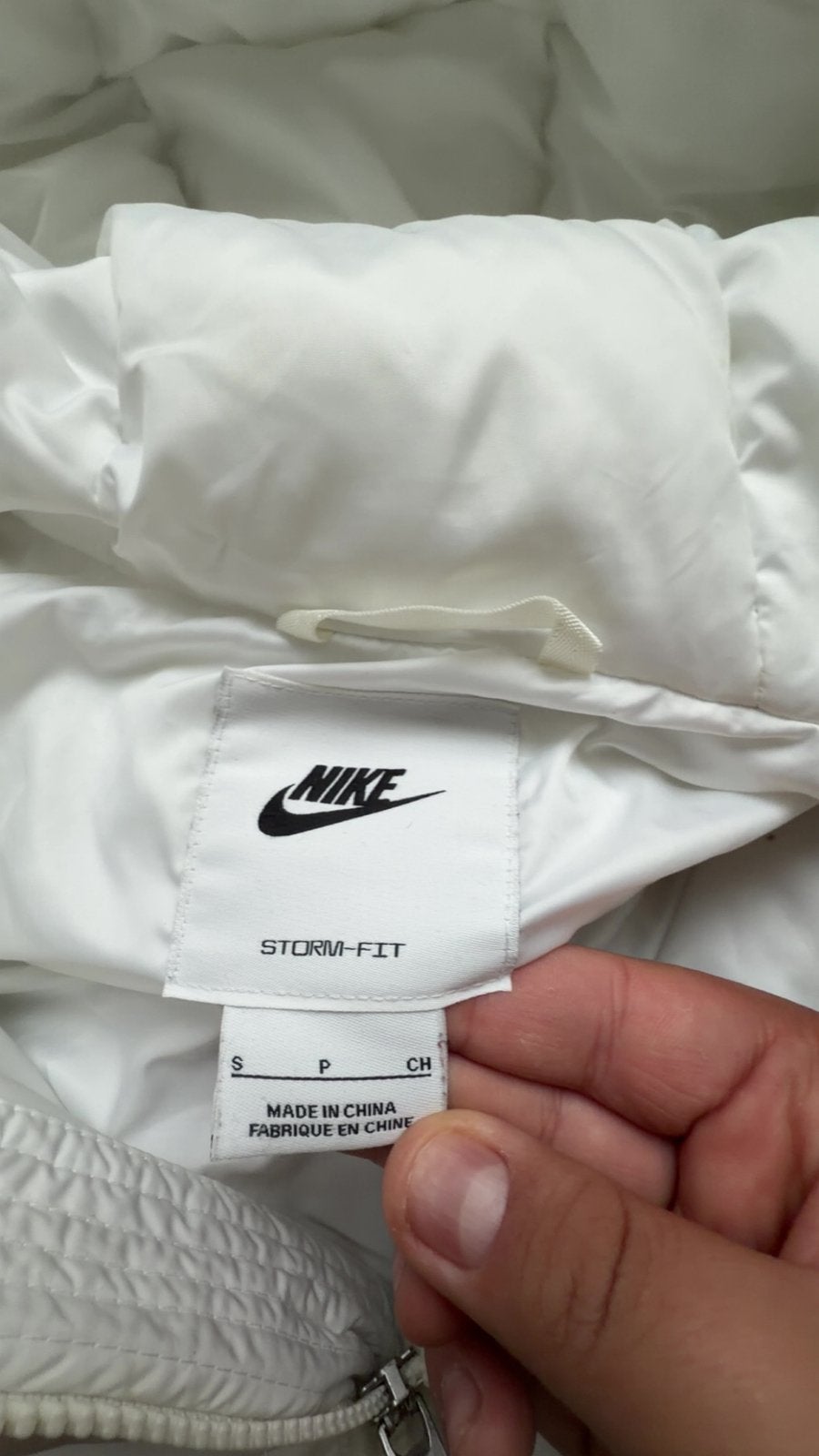 Doudoune nike storm fit, Kleding | Heren, Ophalen of Verzenden, Zo goed als nieuw, Grijs