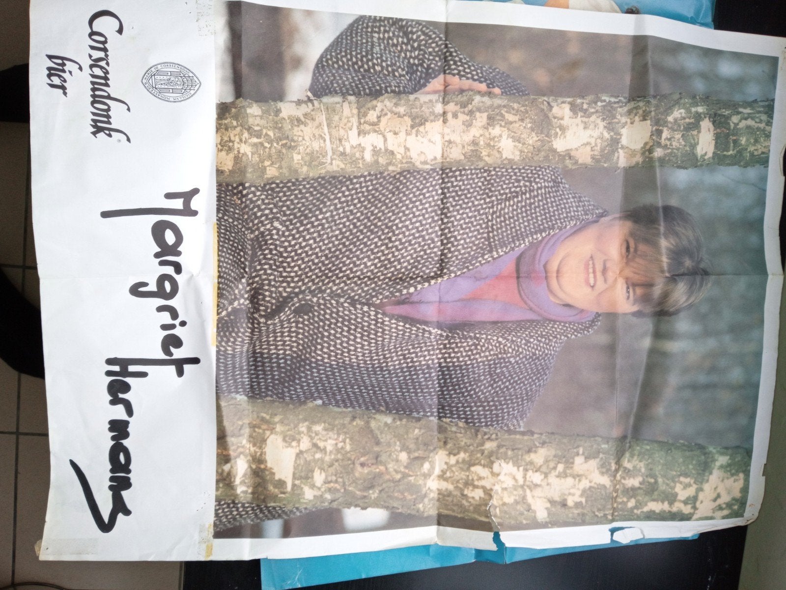 Margriet Hermans poster gesigneerd 1972, Verzamelen, Ophalen of Verzenden