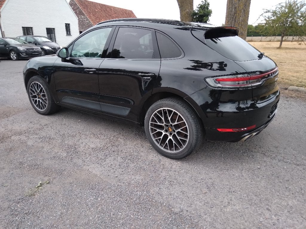 Porsche Macan S 3.0  V6  Bi-Turbo, Panoramadak-Bose-LED, Automaat, 2995 cc, Zwart, Leder