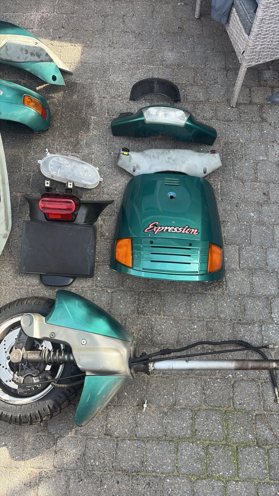 Piaggio skr kappenset, Ophalen, Zo goed als nieuw, Piaggio