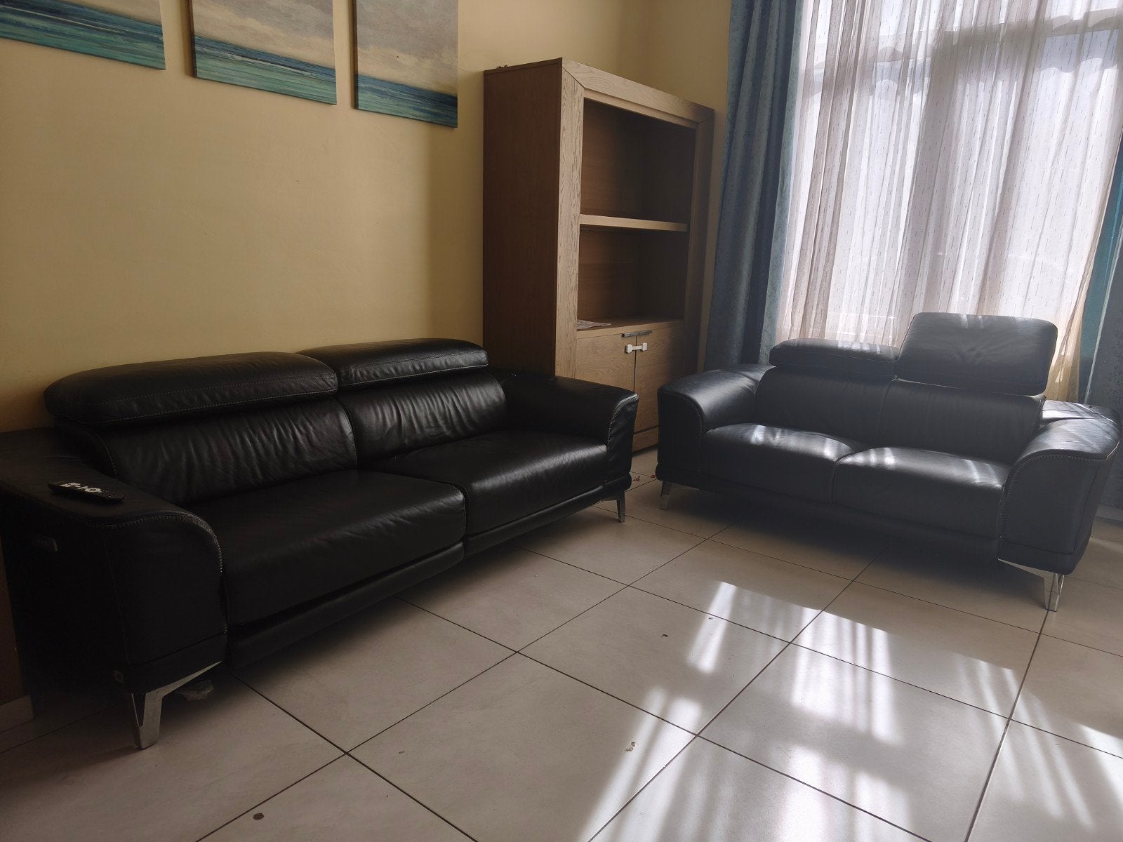 Relaxfauteuil 100% leder , staat als nieuw, Huis en Inrichting, Zo goed als nieuw, Leer