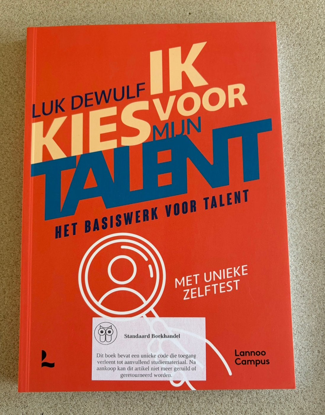 Luk Dewulf - Ik kies voor mijn talent, Enlèvement, Neuf, Enseignement supérieur, Luk Dewulf