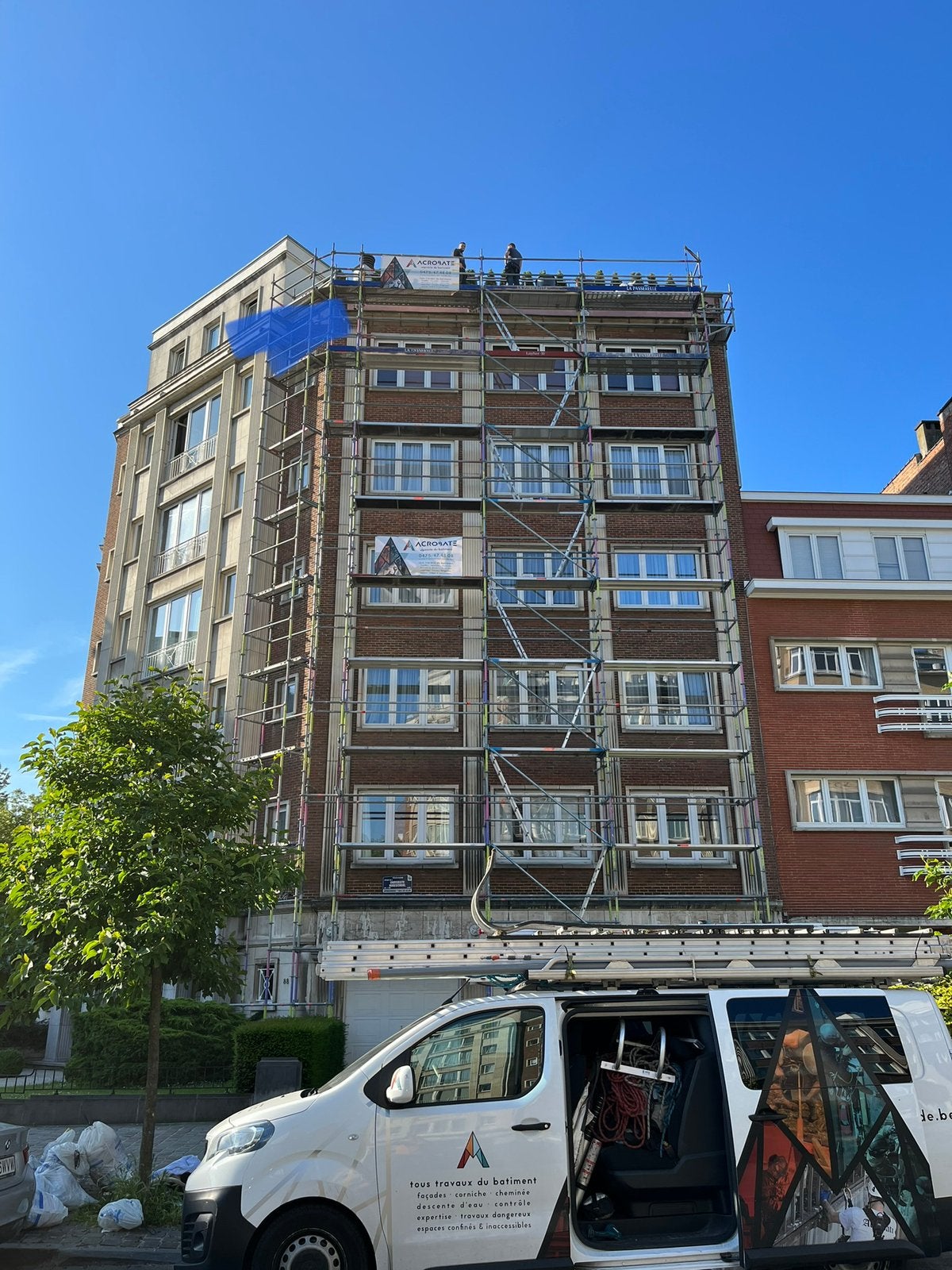 Restauration facade et joint  couvre murs et pose zinc, Doe-het-zelf en Bouw, Isolatie en Afdichting, Ophalen of Verzenden