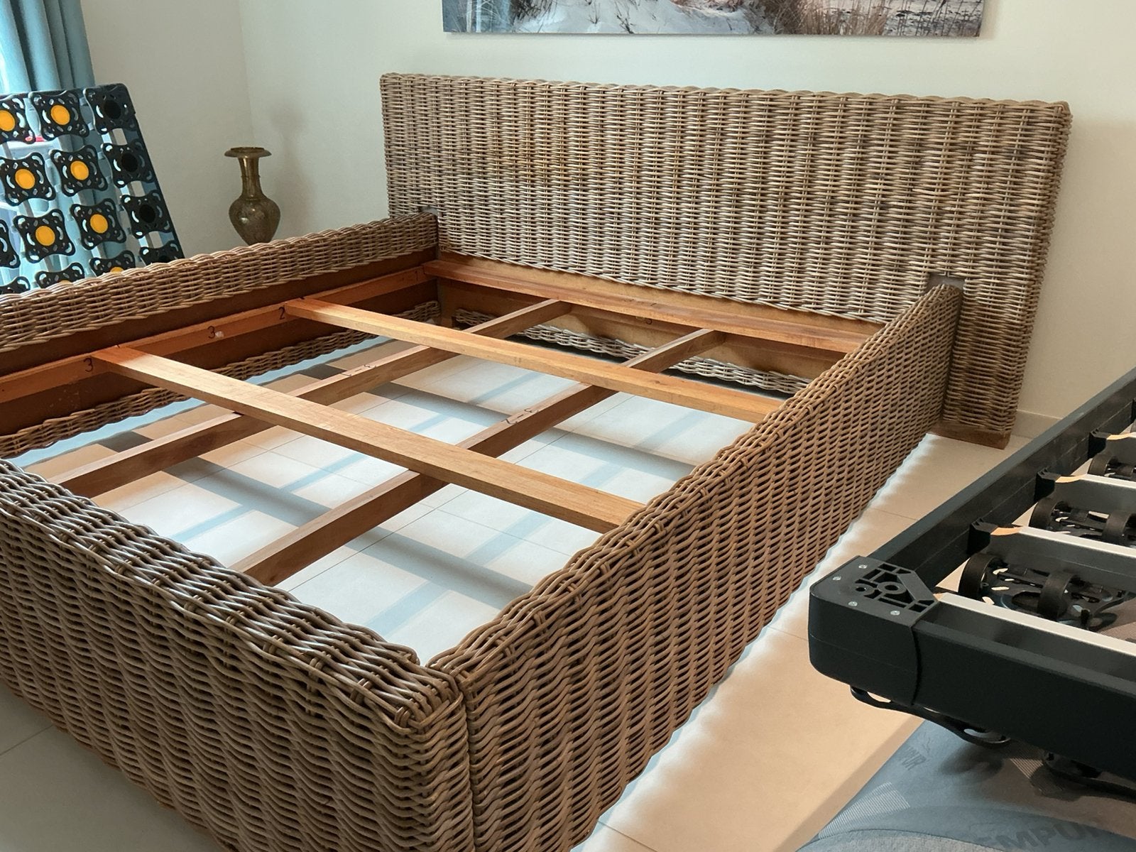 Bed 1m80, Ophalen, Zo goed als nieuw