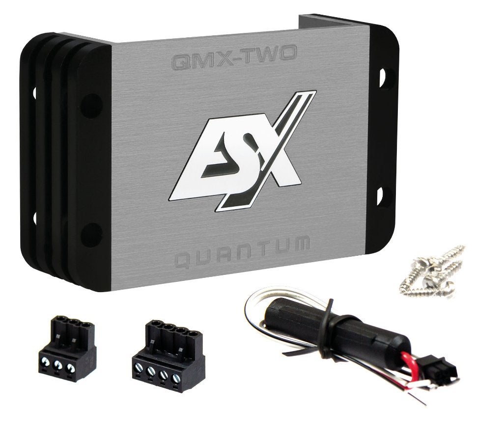 ESX QMX-TWO Quantum 2 kanaals micro versterker 320WRMS, Auto diversen, Autospeakers, Ophalen of Verzenden, Nieuw