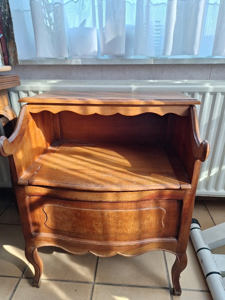 Vintage Nachtkastje / Commode, Ophalen, Gebruikt, Hout