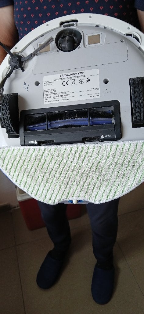Rowenta Robotstofzuiger met dweilfunctie, Elektronische apparatuur, Bedienbaar via app, Zo goed als nieuw, Robotstofzuiger, Ophalen