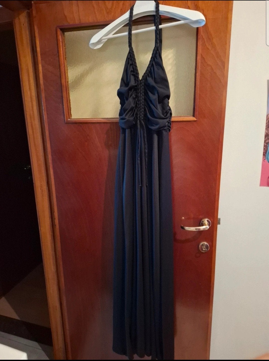 zwarte avondjurk (m.38), Kleding | Dames, Ophalen, Maat 38/40 (M), Zwart, Galajurk