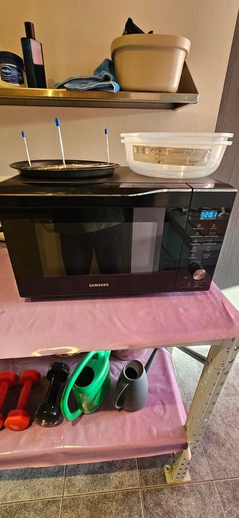 Combi microwave, Ophalen