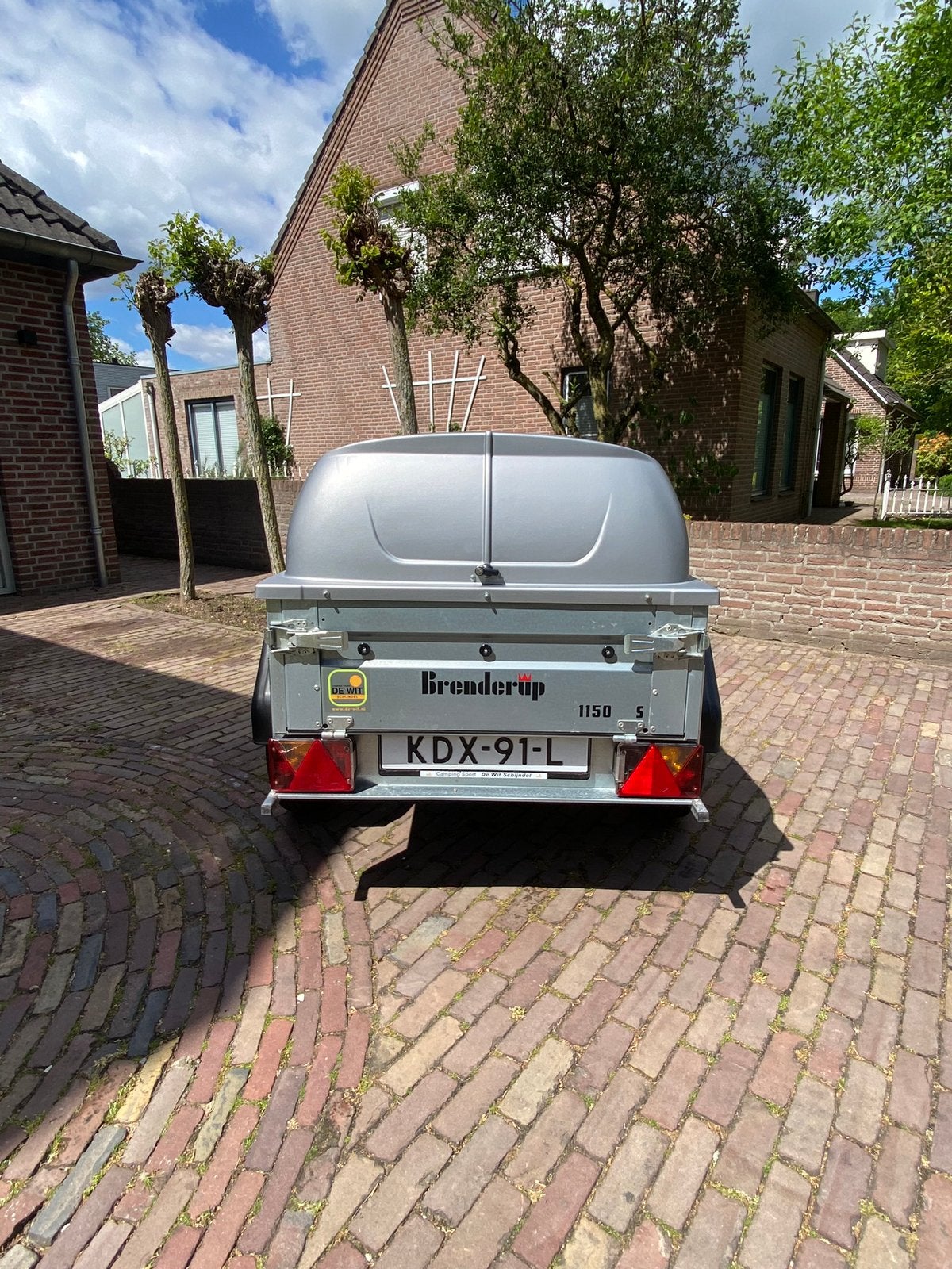 Brenderup Bagagewagen Top Staat met deksel, Auto diversen, Aanhangers en Bagagewagens, Ophalen, Zo goed als nieuw