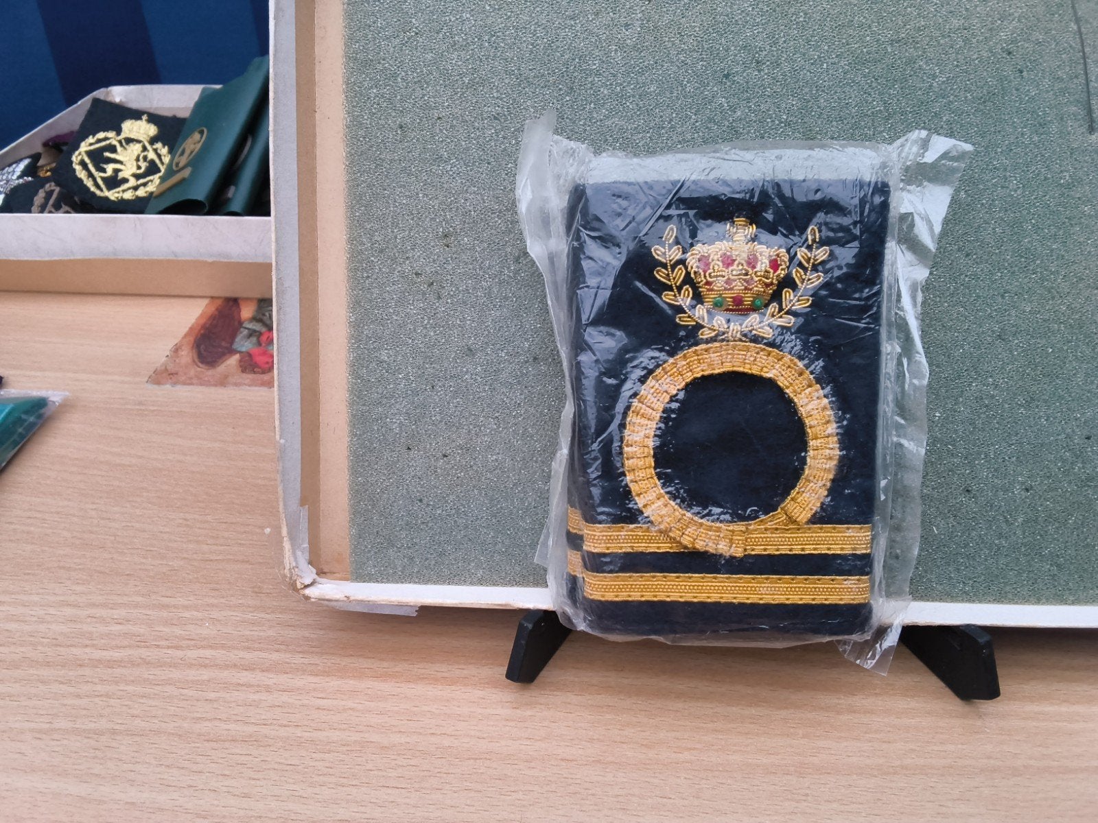 set schouderstukken Marine, Ophalen of Verzenden, Marine
