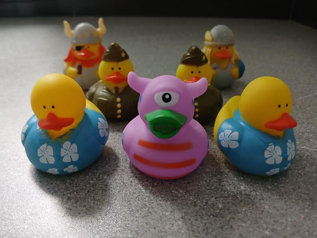 Leuke badeendjes 7stuks, Ophalen of Verzenden, Gebruikt