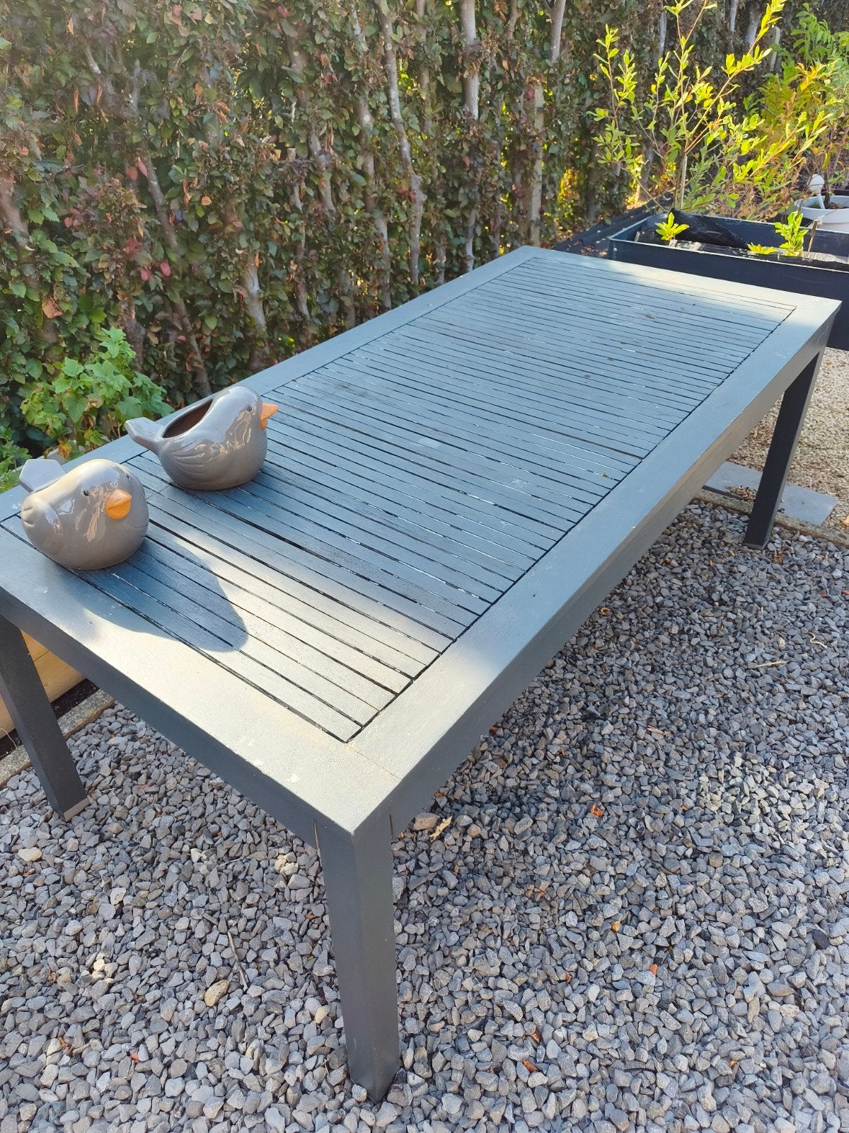 tuintafel, Ophalen