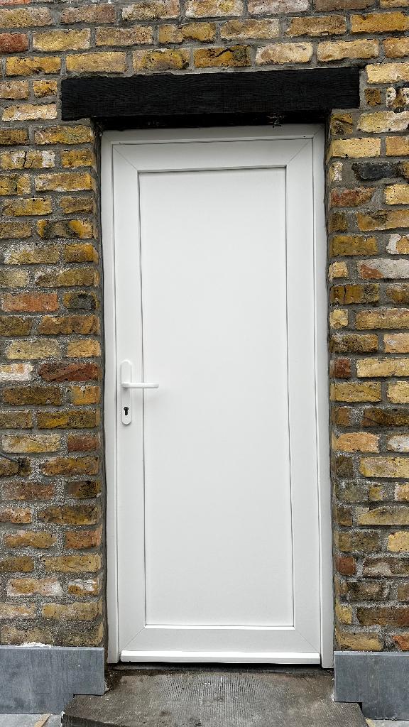 Buitendeur Kömmerling nieuw, Doe-het-zelf en Bouw, Ophalen, Kunststof, 80 tot 100 cm, Nieuw