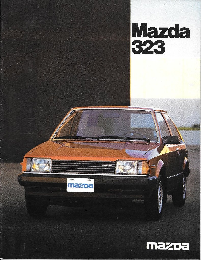 MAZDA 323,  1980, Boeken, Auto's | Folders en Tijdschriften, Ophalen of Verzenden, Zo goed als nieuw, Mazda