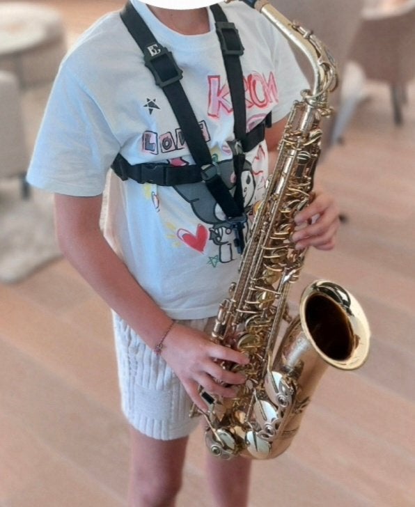 Draagriem harnas saxofoon kind BG S42SH, Muziek en Instrumenten, Blaasinstrumenten | Saxofoons, Verzenden, Zo goed als nieuw, Overige typen