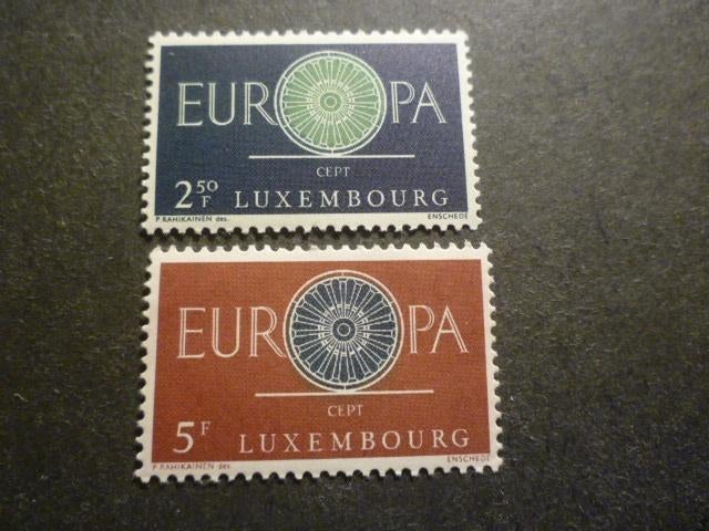 Luxemburg/Luxembourg 1960 Mi 629/630** Postfris/Neuf, Verzenden, Luxemburg
