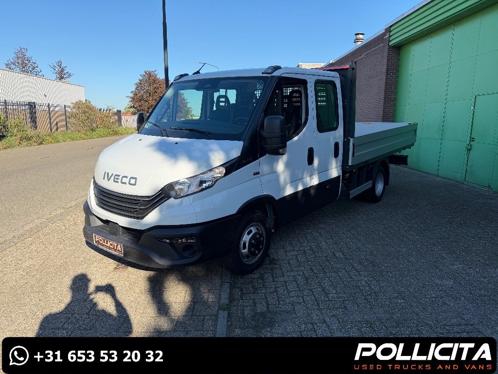 Iveco Daily 35C14 / NIEUW MODEL / Dubbel cabine open laadbak, Auto's, Euro 6, Iveco, Bedrijf, Lane Keeping Assist
