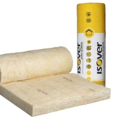 2 rouleaux isolants ISOVER 2100 X 1200 X 220, Bricolage & Construction, Neuf, Laine de verre, Enlèvement, 12 cm ou plus