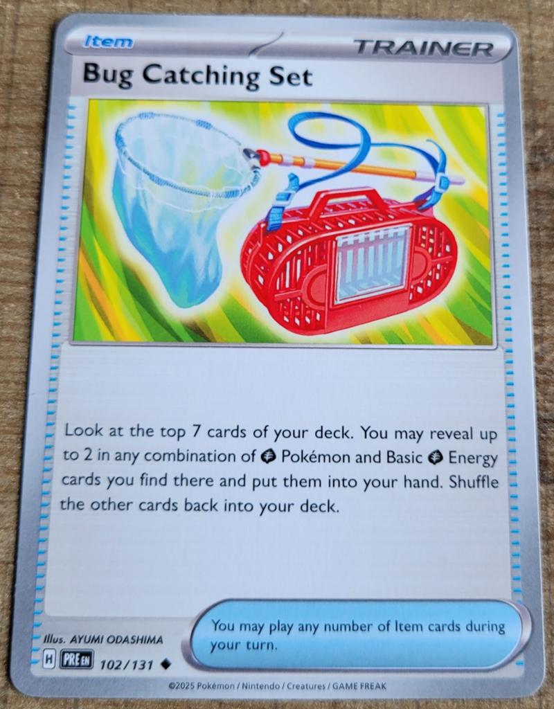 Bug Catching Set (102/131), Ophalen of Verzenden, Zo goed als nieuw, Losse kaart