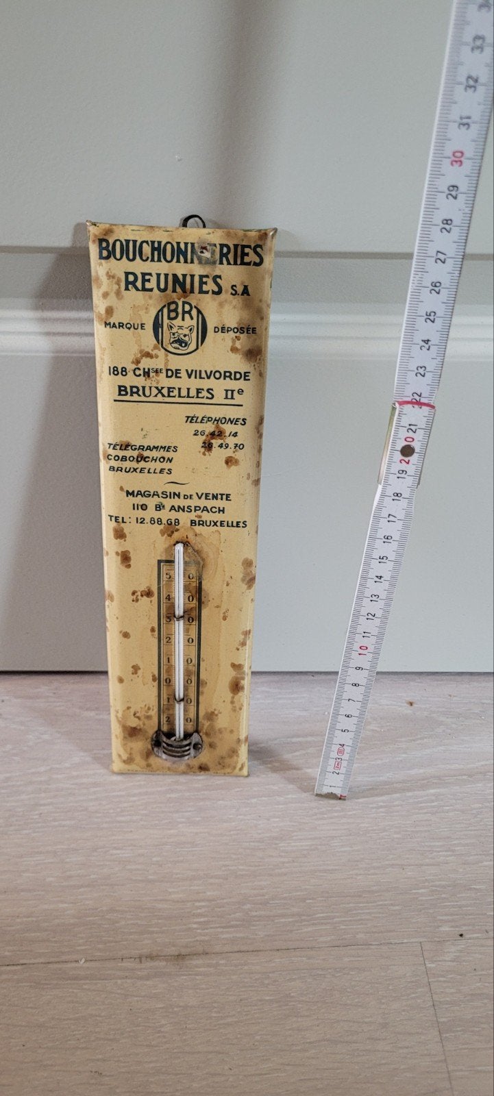 Antieke thermometer, Ophalen