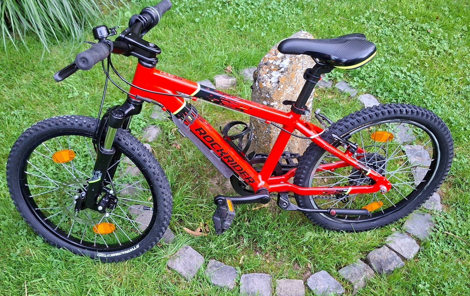 Vtt enfants st900 20p rockrider comme neuf, Vélos & Vélomoteurs, Enlèvement, Comme neuf, Frein à disque, Rockrider Décathlon