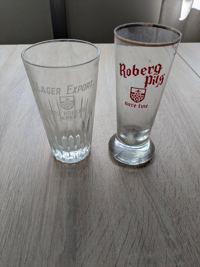 Verres Roberg Pils Ieper Lager Export, Enlèvement