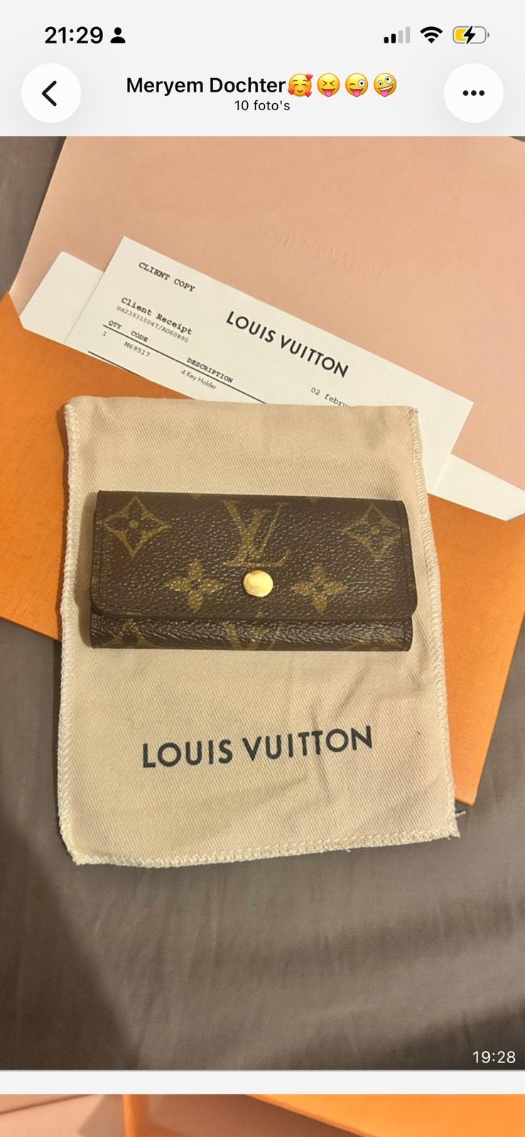 Louis vuitton 4 key holder, Bijoux, Sacs & Beauté, Porte-monnaie & Portefeuilles, Enlèvement, Neuf, Autres marques