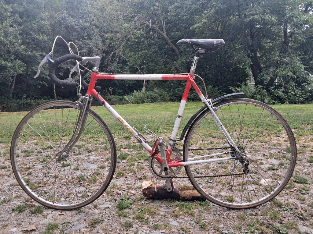 Vintage ELITE racefiets gemaakt in België uit de jaren 70, Fietsen en Brommers, Fietsen | Racefietsen, Ophalen, Gebruikt, Staal
