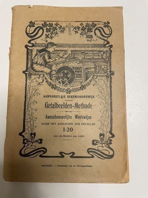 Historisch schoolboek Jaren1920 "REKENONDERWIJS-Getalbeelden, Livres, Enlèvement ou Envoi, Utilisé, Secondaire, Autres matières