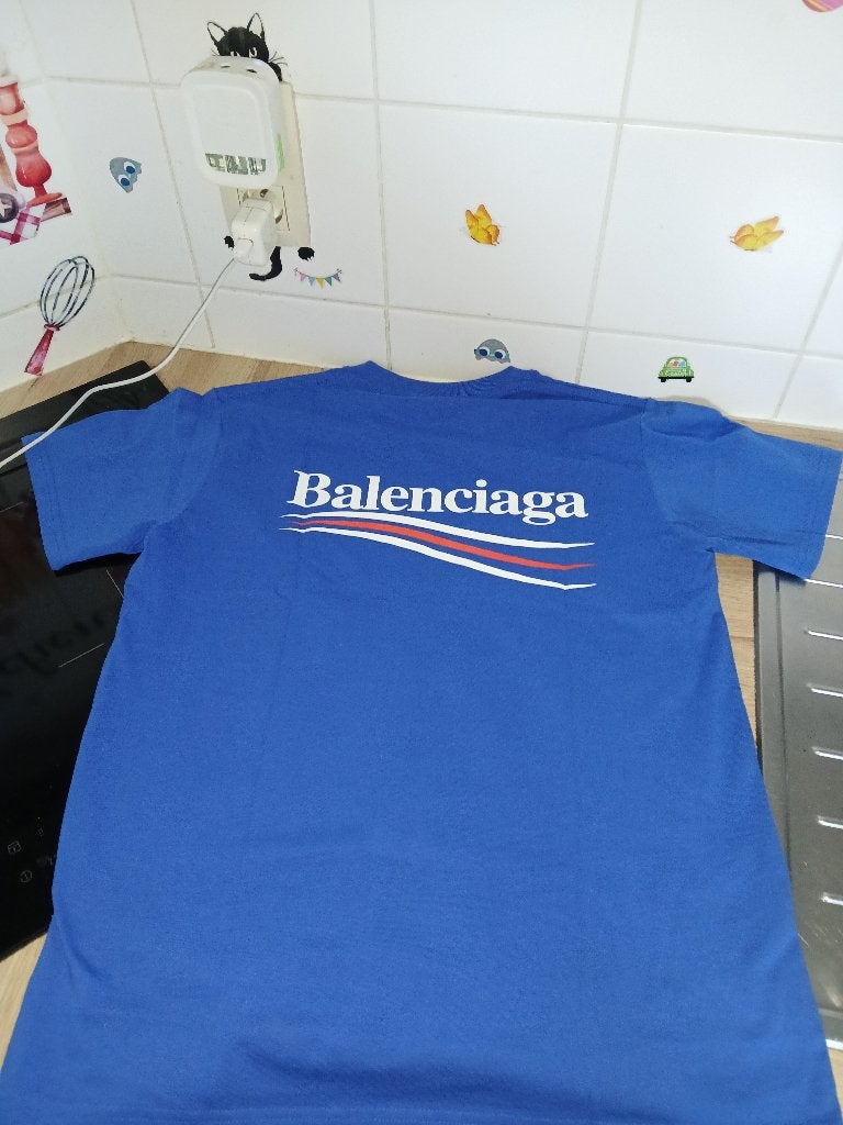 Balenciaga tshirt xl, Blauw, Ophalen of Verzenden, Balenciaga, Maat 56/58 (XL)