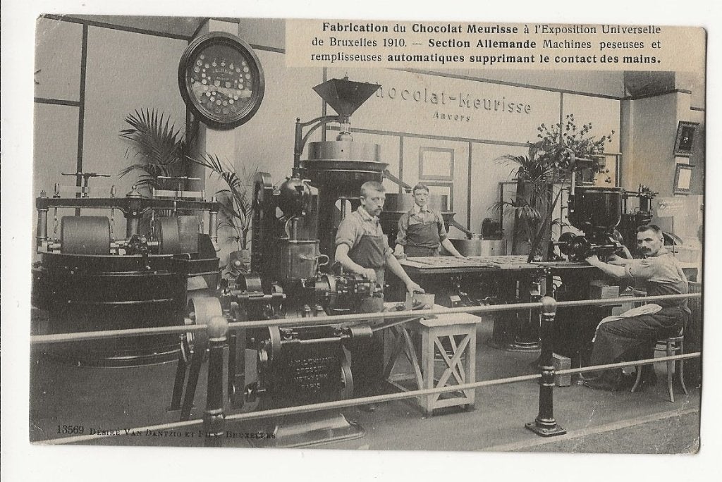 chocolade meurisse 1910 pk cpa, Ophalen of Verzenden, Voor 1920, Ongelopen, Brussel (Gewest)